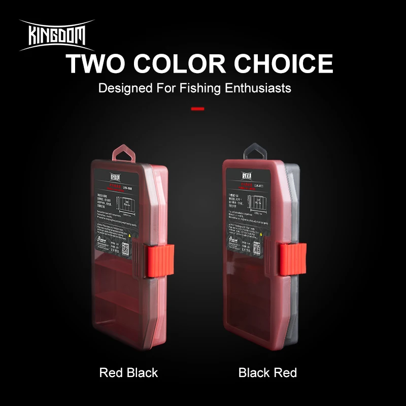 왕국 낚시 태클 상자 물고기 미끼 후크 미끼 구획 보관 케이스 상자 Pesca 낚시 액세서리에 대한 낚시 태클 상자