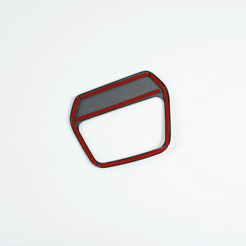 Car Styling Main Driving Storage Box Handle Decorative Frame Sticker For Audi A6 C8 2019 LHD Stainless Steel Accessories