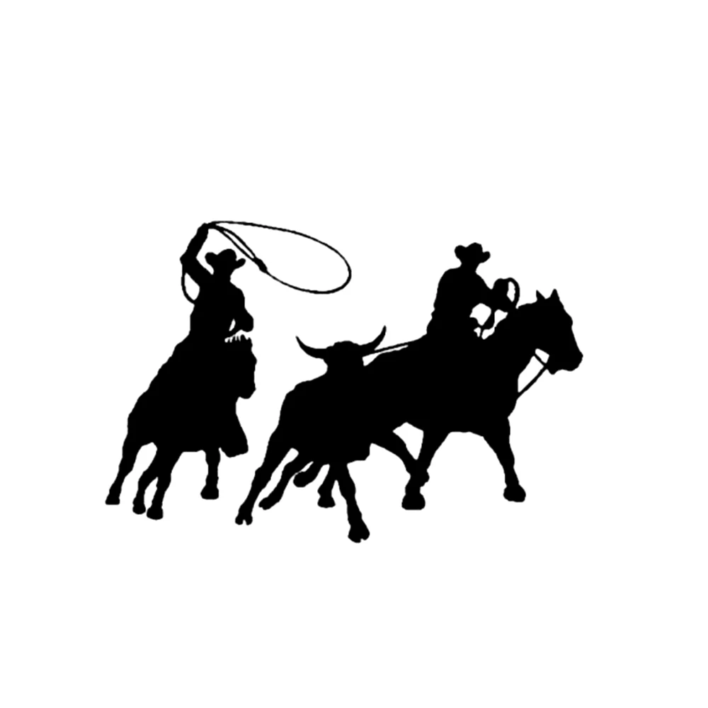 Western denim horse set, sporty design, car windows, bumpers, motorcycle accessories, decorative vinyl car stickers