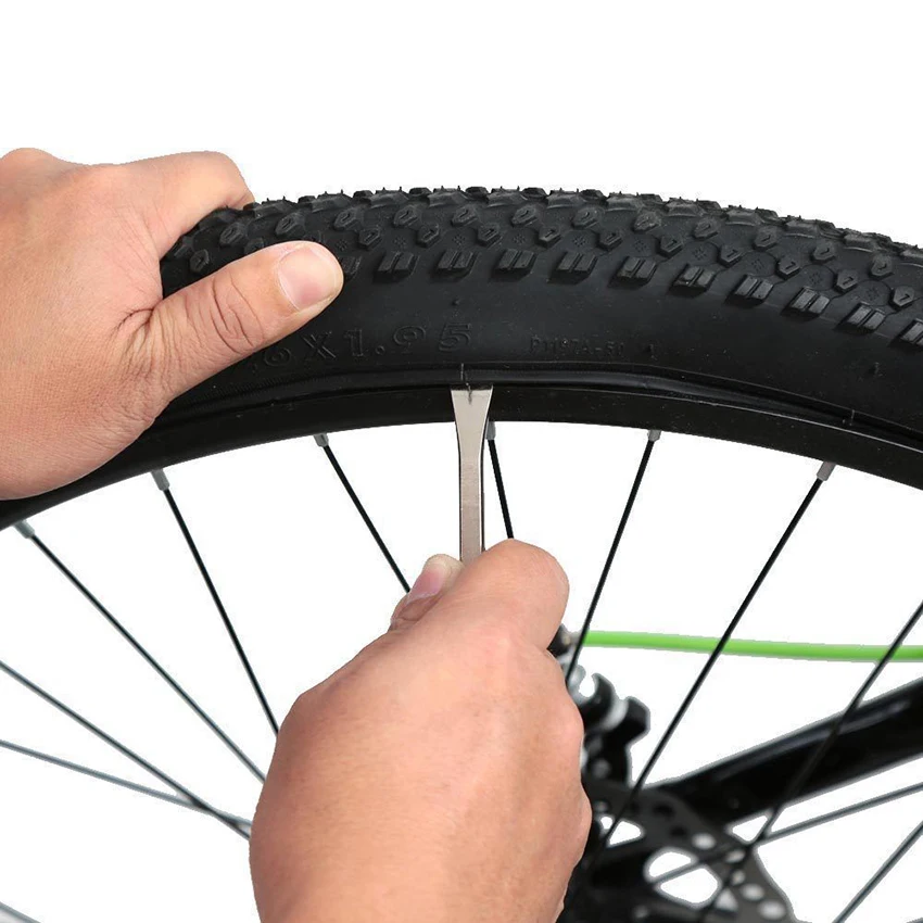 1PC Metall Fahrrad Reifen Wechsler Rad Hebel Entferner Reparatur Hebeln Werkzeug Fahrrad Reifen Reifen Hebel Reparatur Opener Breaker