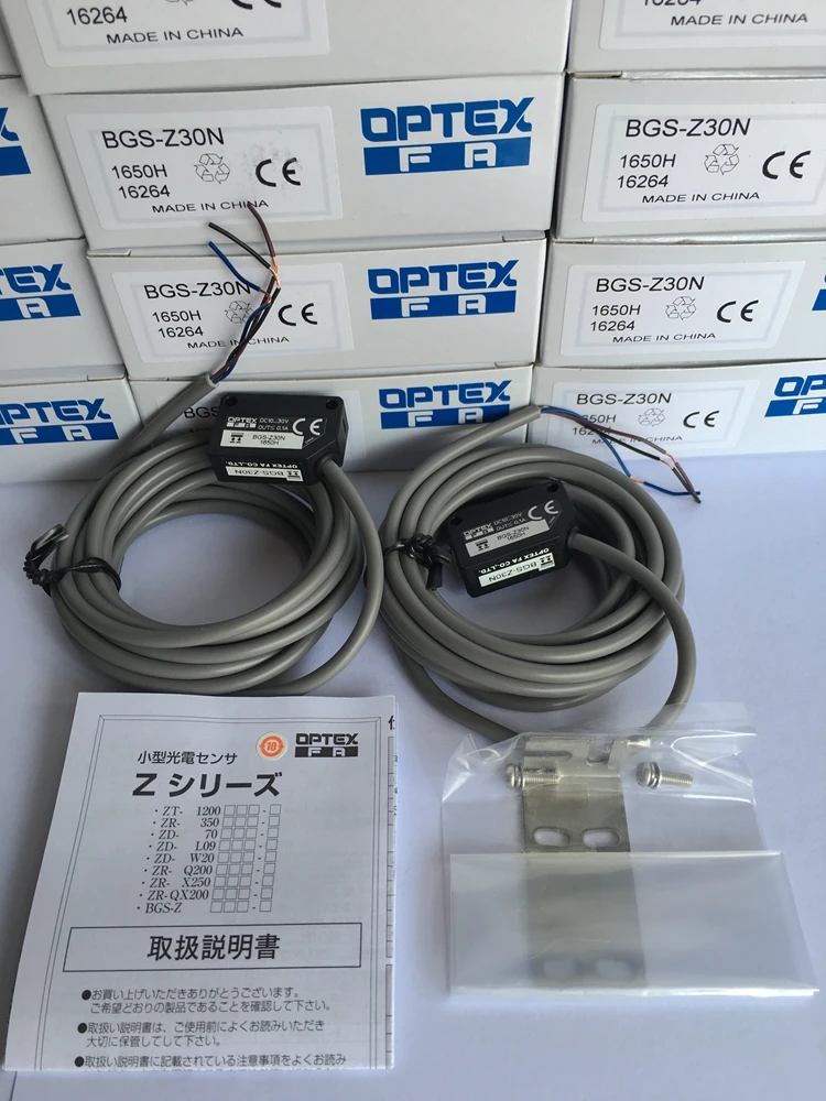 100% new original OPTEX  Optoelectronics Switch BGS-Z30N BGS-Z30P BGS-Z10N red light NPN / PNP output