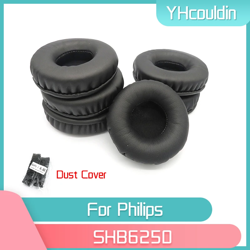 YHcouldin Earpads For Philips SHB6250 Headphone Accessaries Replacement Wrinkled Leather