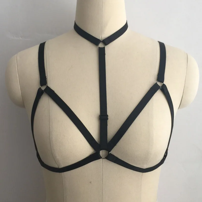 HANAERNES 2020 sexy Lingerie Cage bondage harness Bra and chest cage harness small boudoir Intimates  Body Harness Belt