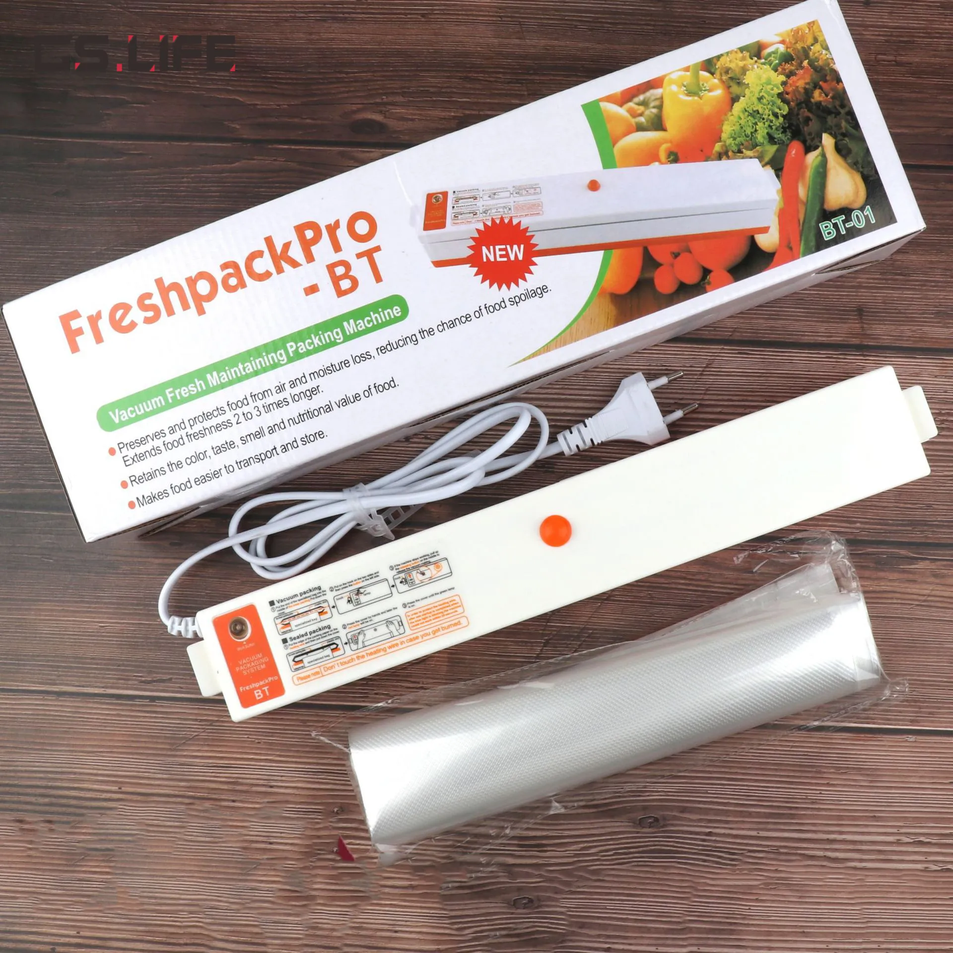 Huishoudelijke Draagbare Vacuüm Sealer Elektrische Voedsel Sluitmachine 220V/110V Automatische Verpakking Machine Kitchen Tools