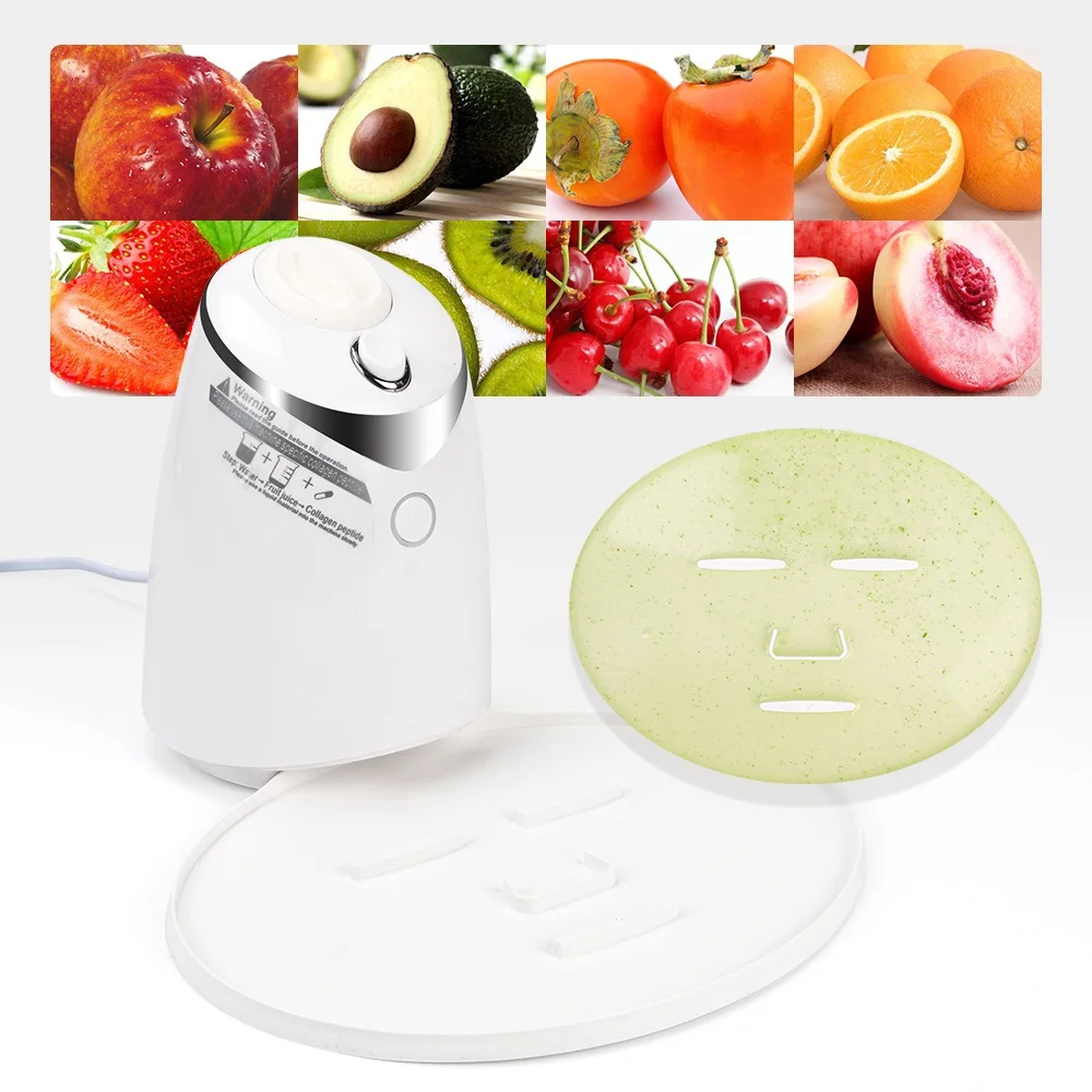 Face Mask Maker Machine Facial Treatment DIY Automatic Fruit Natural Vegetable Collagen Home Use Beauty Salon SPA Care Eng Voice