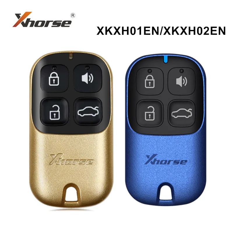 

1/2/5/10pcs Xhorse 4 Buttons XKXH01EN/XKXH02EN VVDI Wired Universal Remote Key for VVDI/VVDI2 Key Tool English Version