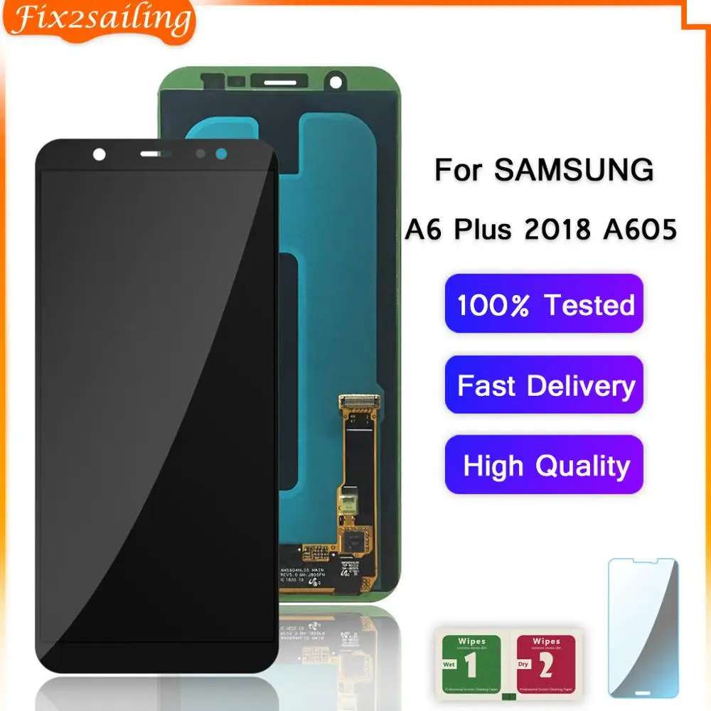 شاشة LCD A605 المُختبرة: تقييم شامل لشاشة العرض واللمس لجهاز Samsung A6 Plus 2018