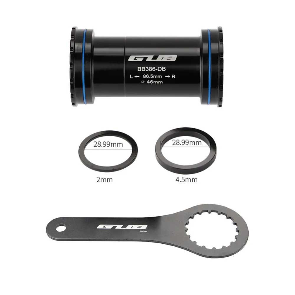 GUB BB386DB Bottom Bracket 86.5mm For SRAM DUB Crant Set MTB Road Bike Bicycle Axle Press Fit Bottom Bracket Parts