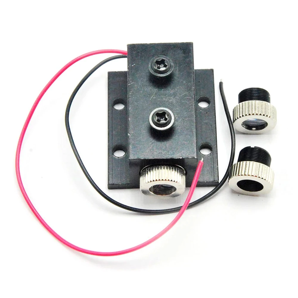 850nm 5mw  Infrared IR Laser Diode Dot/Line/Cross Module DC3.2V Focusable Unit w 12mm Silver Heatsink