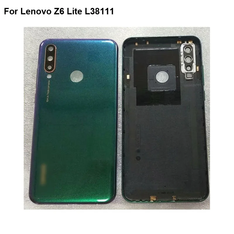 

100% Tested For Lenovo Z6 Lite Z 6 Lite L38111 Battery Back Rear Cover Door Housing For LenovoZ6 Lite Repair Parts Replacement