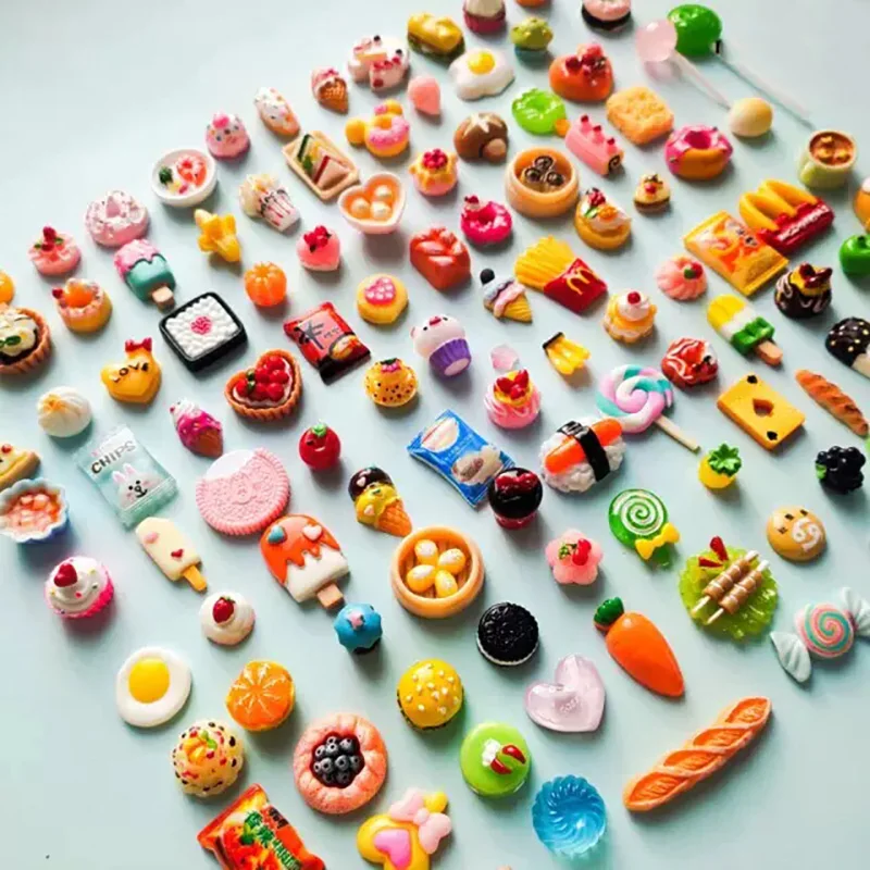 4/6/13/20pcs Dollhouse Miniature Supermarket Food ice cream Snacks wink Dinks For Barbies Ob11 Blyth Doll Accessories Toys