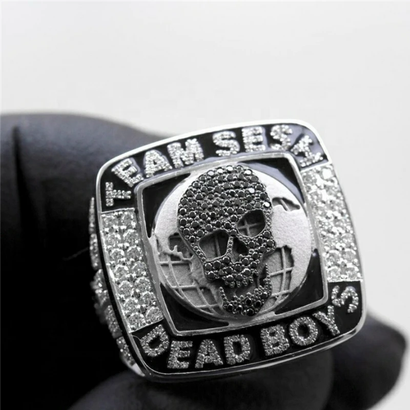 JEWE 2021 Custom Personal Style Iced Out S925 Ring Jewelry Mens Sterling Silver VVS Moissanite Diamonds Rings