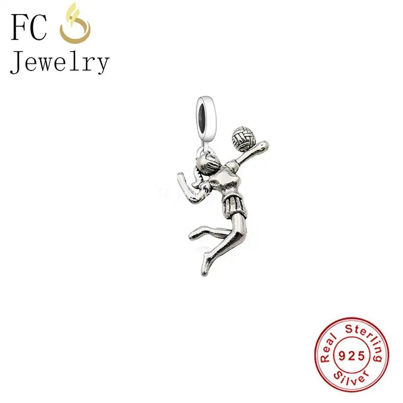 

FC Jewelry Fit Original Pan Charms Bracelet Authentic 925 Sterling Silver Girl Jump With Ball Bead For Making Women Berloque