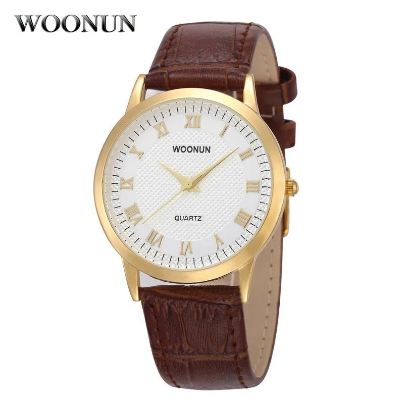 

Luxury Brand Watches Men Fashion Simple Watches Men Genuine Leather Quartz Wristwatches Roma Watches Men relogio masculino