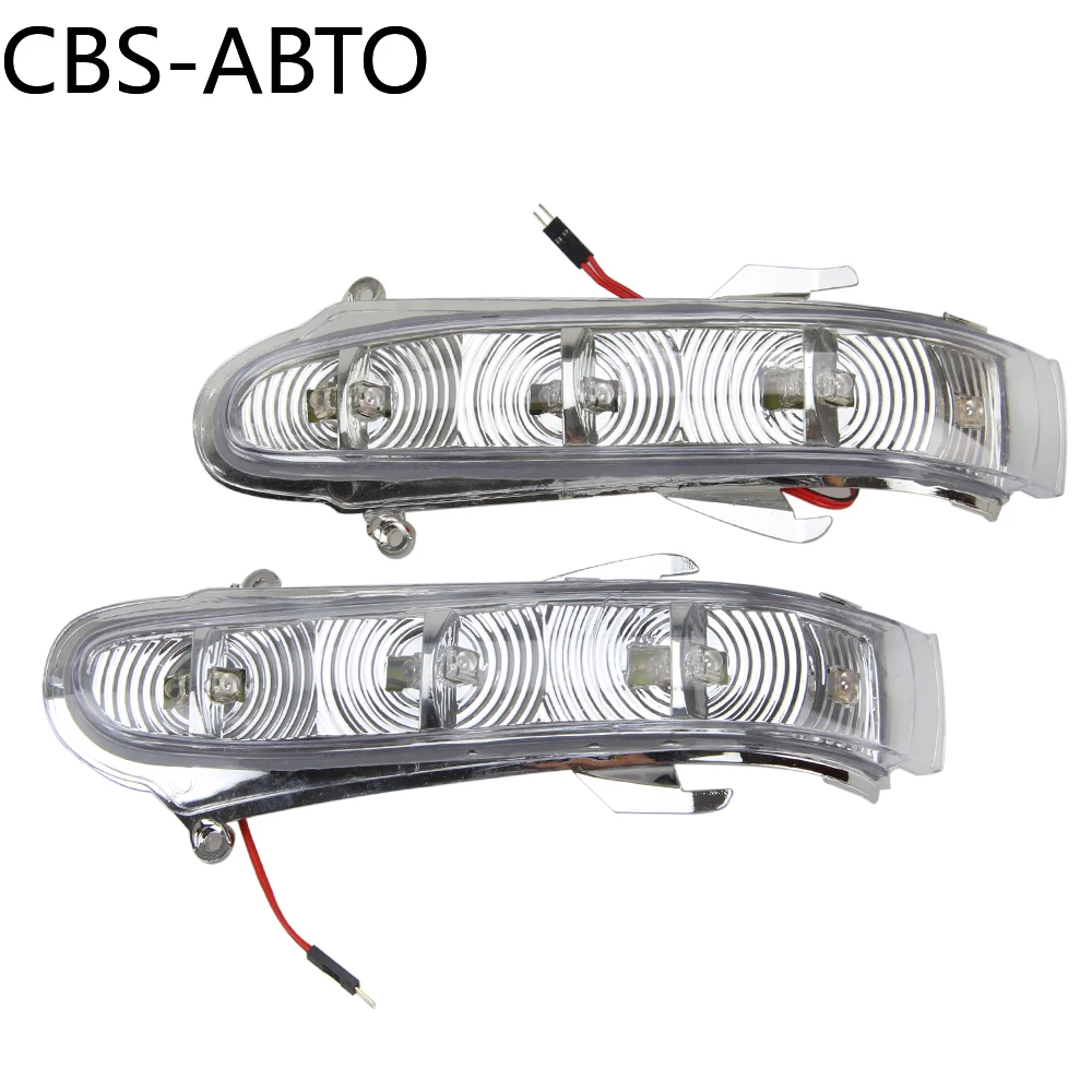 CBS ABTO New High Quality 1 Pair For Mercedes Benz W220 S320 S430 S500 Side Mirror Turn Signal Led Light Amber Blinker