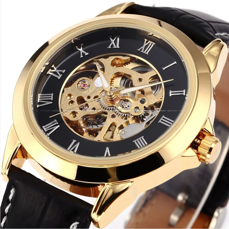 

Shenhua Fashion Casual Men Wristwatches Automatic Mechanical Watches Men Skeleton Watches Reloj Hombre horloges mannen