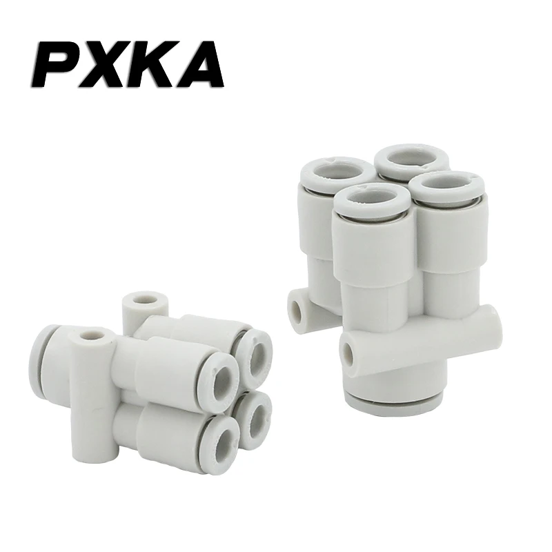 2PCS Quick Y-type reducer five-way KQ2UD06-08A pneumatic plastic quick plug 04-06A for SMC