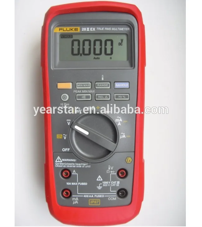 28 II EX Intrinsically Safe IP67 True-rms Multimeter