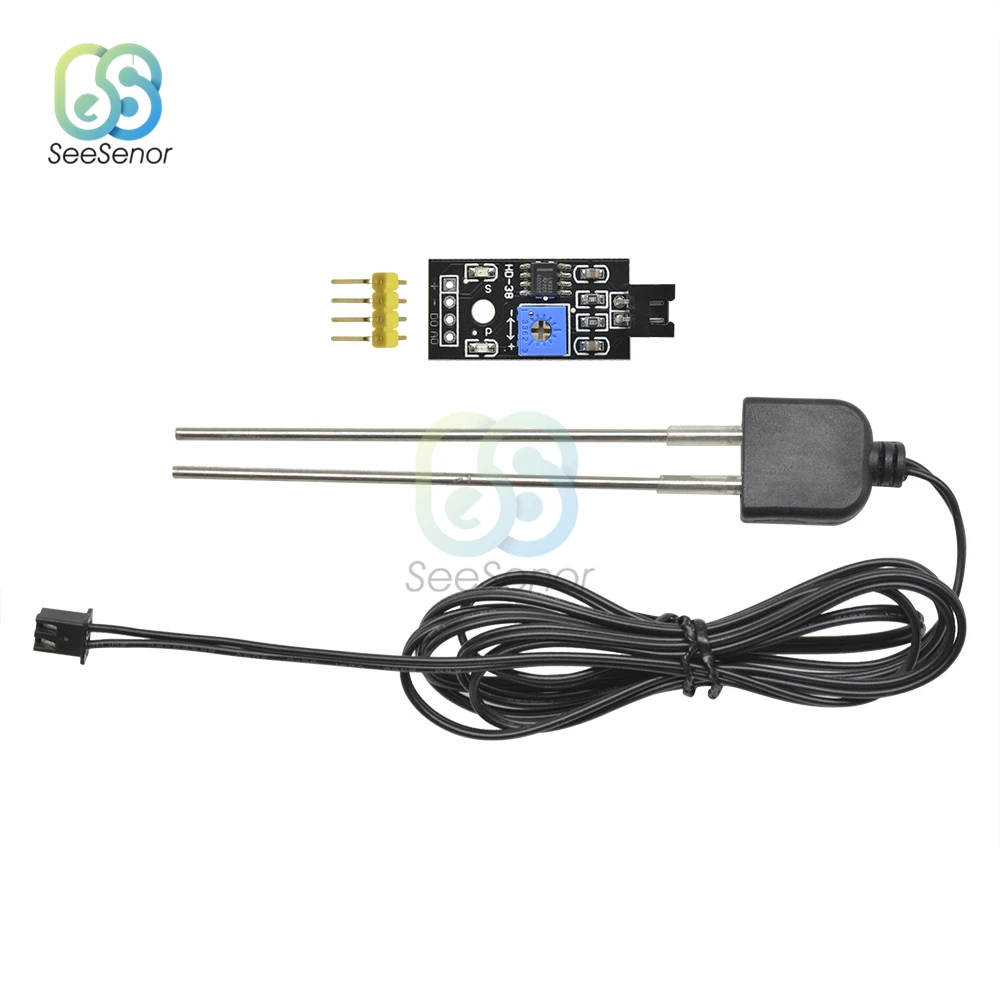 Soil Moisture Sensor Detector Module Soil Moisture Test Soil Humidity Test Corrosion Resistance Probe