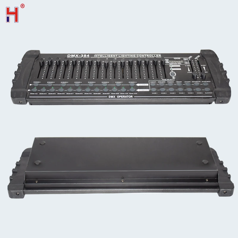 DMX Controller 384 With 512DMX In And Out High Quailty 384chanels Good For Led Par Moving Heads DMX Stage Lighting