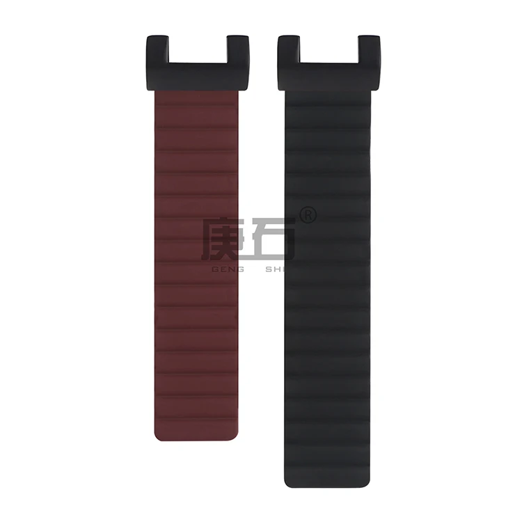 Silicone Double sided Magnetic watch band Strap for GST-B100 S130 GST- W300 GST-400G W330 W120L S120 W130 S100 S110