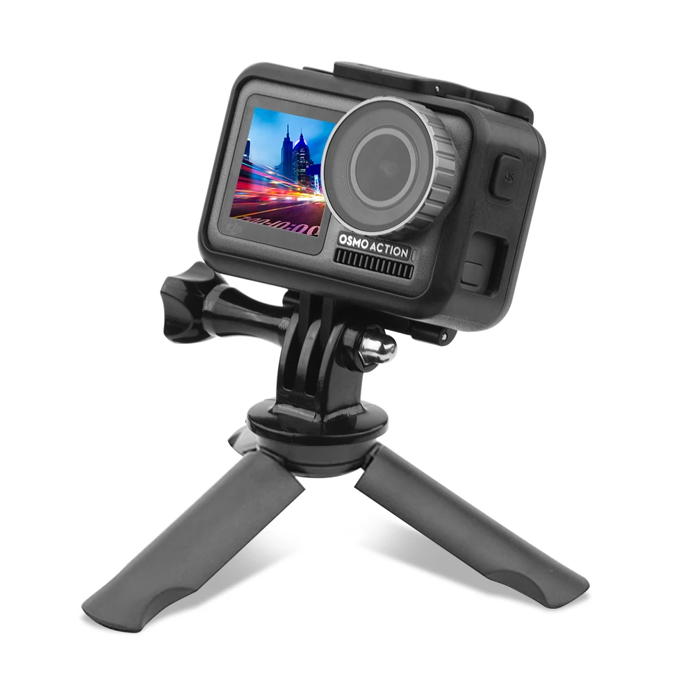 Stable Tripod Copper Nut Adapter Stand Simple Portable Desktop for DJI OSMO ACTION Sports Camera