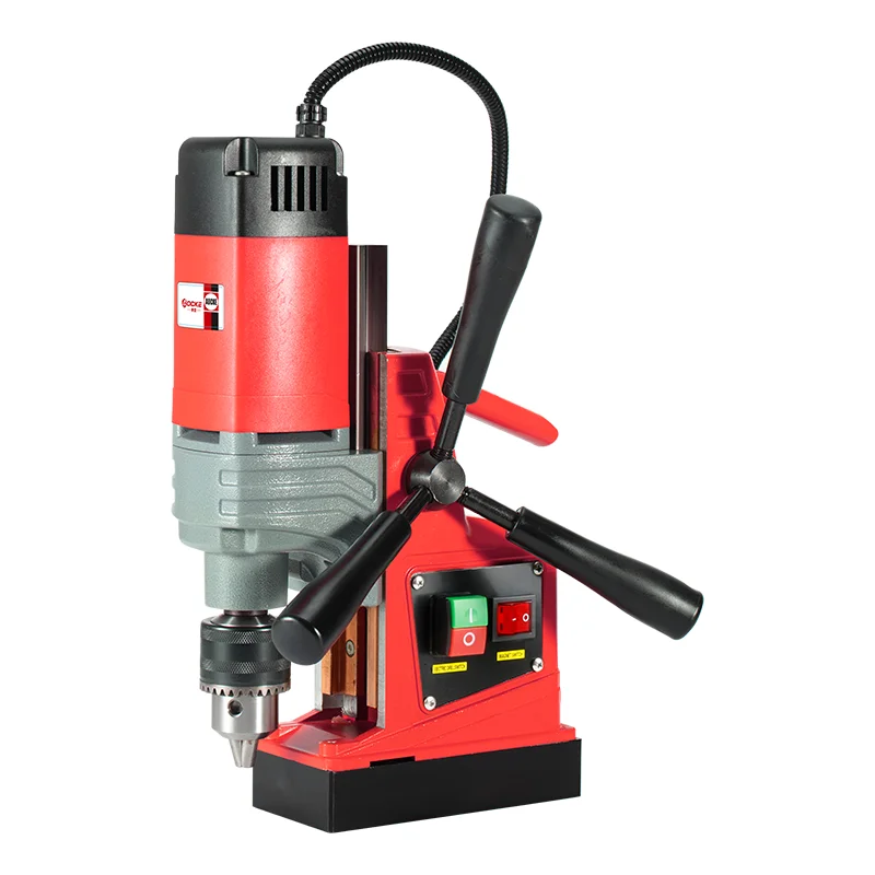 AX16/16RE Magnetic drill maximum drilling 16mm, supporting drilling, tapping, speed regulation, forward and reverse rotation