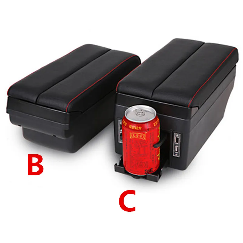 Dubbellaags Armsteun Box Voor Swift 2005-2021 Center Console Opbergdoos