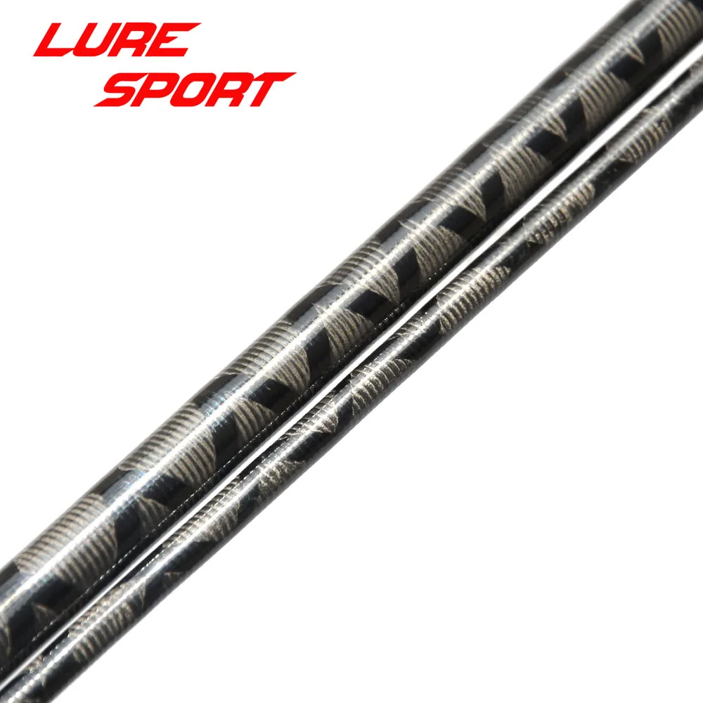 LureSport 2sets/lot 2.28m 2.4M X Cross Carbon Rod blank 2sections/set H Power Rod Building Component Repair pole DIY