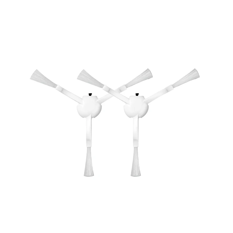 2Pcs White Side Brush for Xiaomi Mi Robot Vacuum Mop 2 Pro + Robotic Cleaner STYTJ02ZHM STYJ02ZHM Part Kits Spare Components