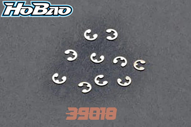 

Original OFNA/HOBAO RACING 39018 E-CLIPS 2.3mm, 10PCS For HYPER H4E PRO ON-ROAD