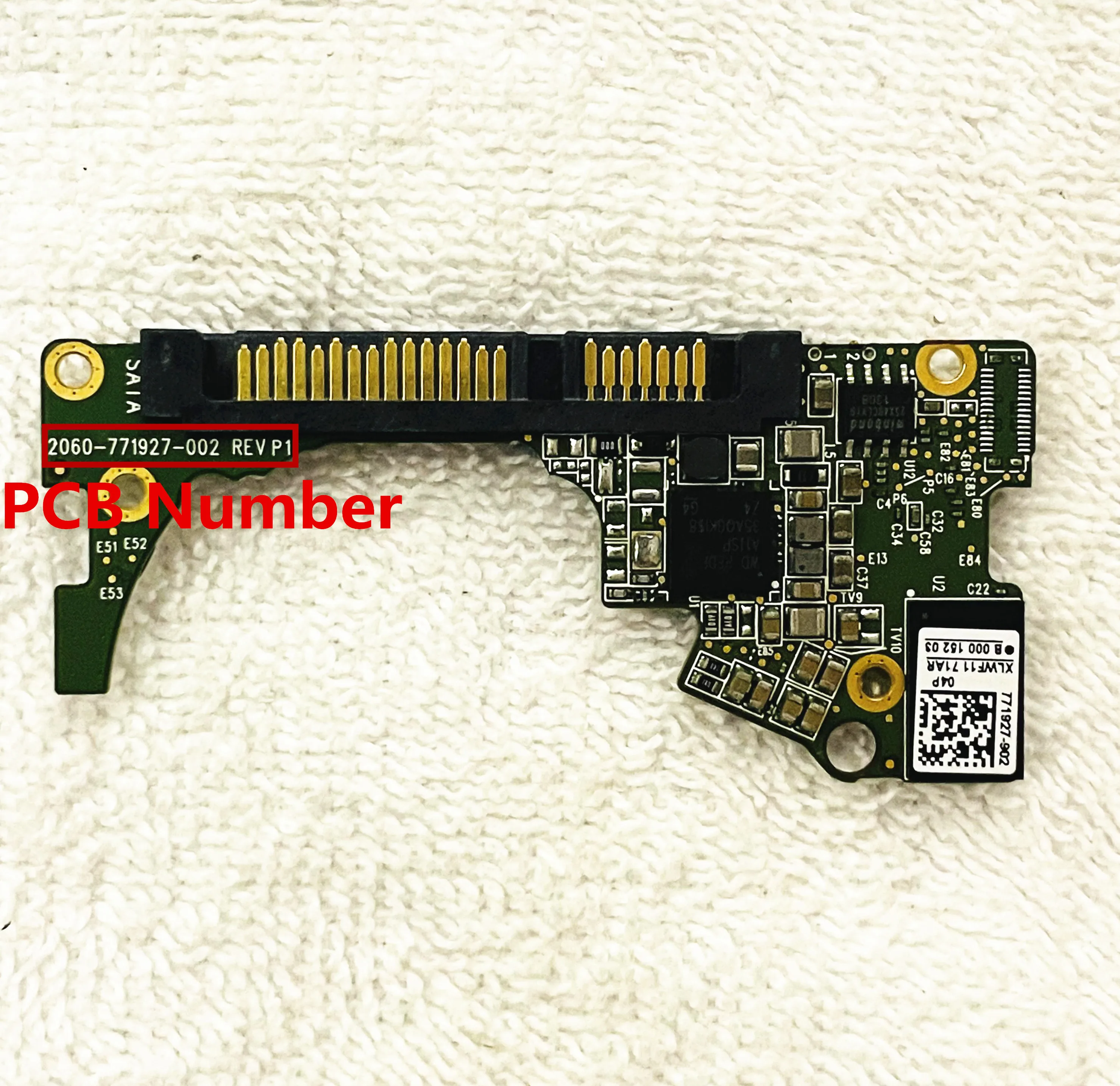 WD10SPCX Western Digital hard disk circuit board: 2060-771927-002 REV A ,  771927-902 WD 2.5 SATA