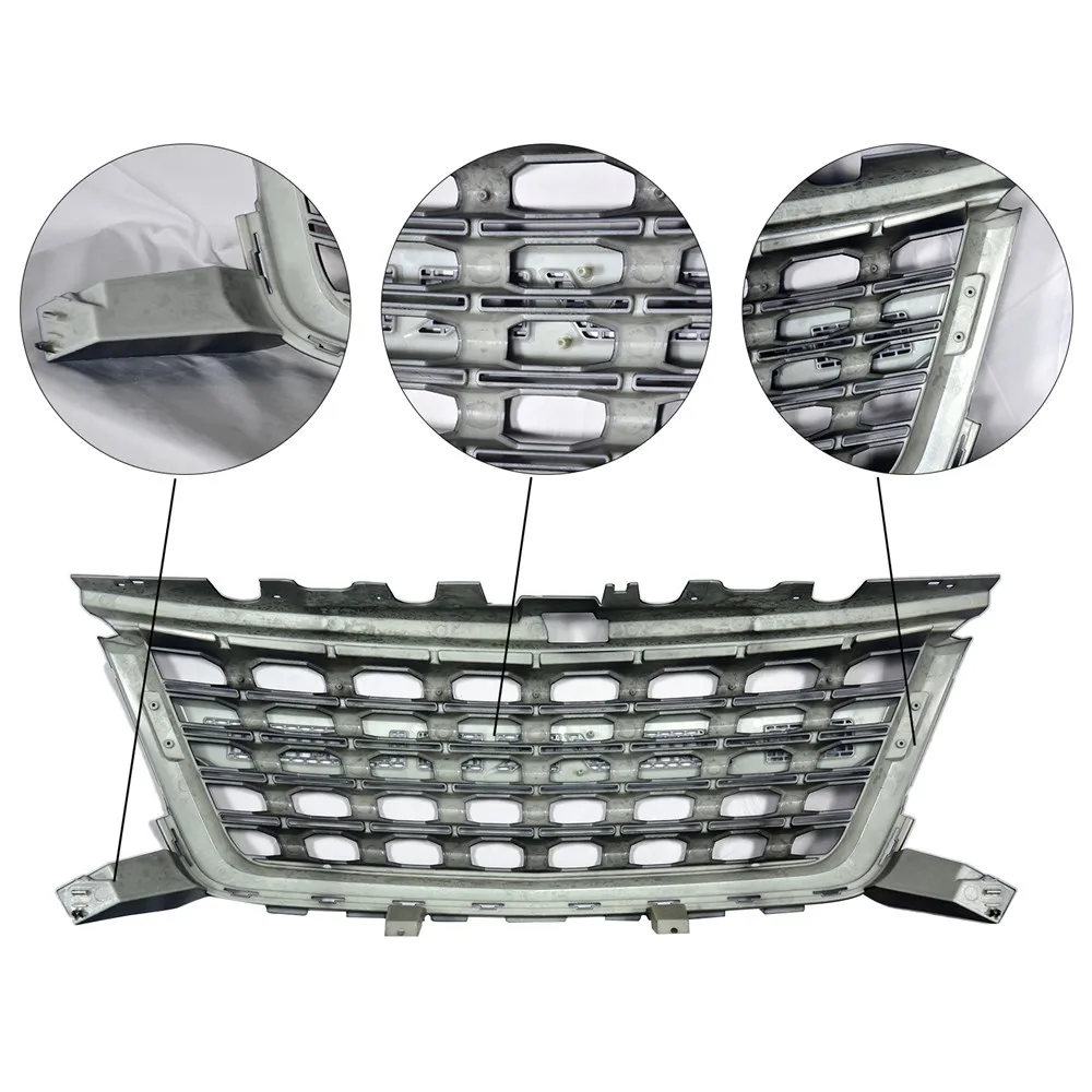 Modified For Colorado Grill Mesh Colorado 2016 2017 2018 2019 2020 Fit For North American Model Front Bumper Grille Racing Grill