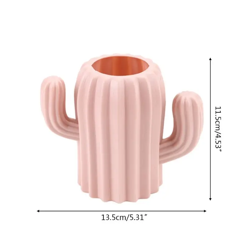 แคคตัสDesktop Organizerดินสอผู้ถือปากกาคอนเทนเนอร์แปรงหม้อเครื่องเขียนOffice G8TA