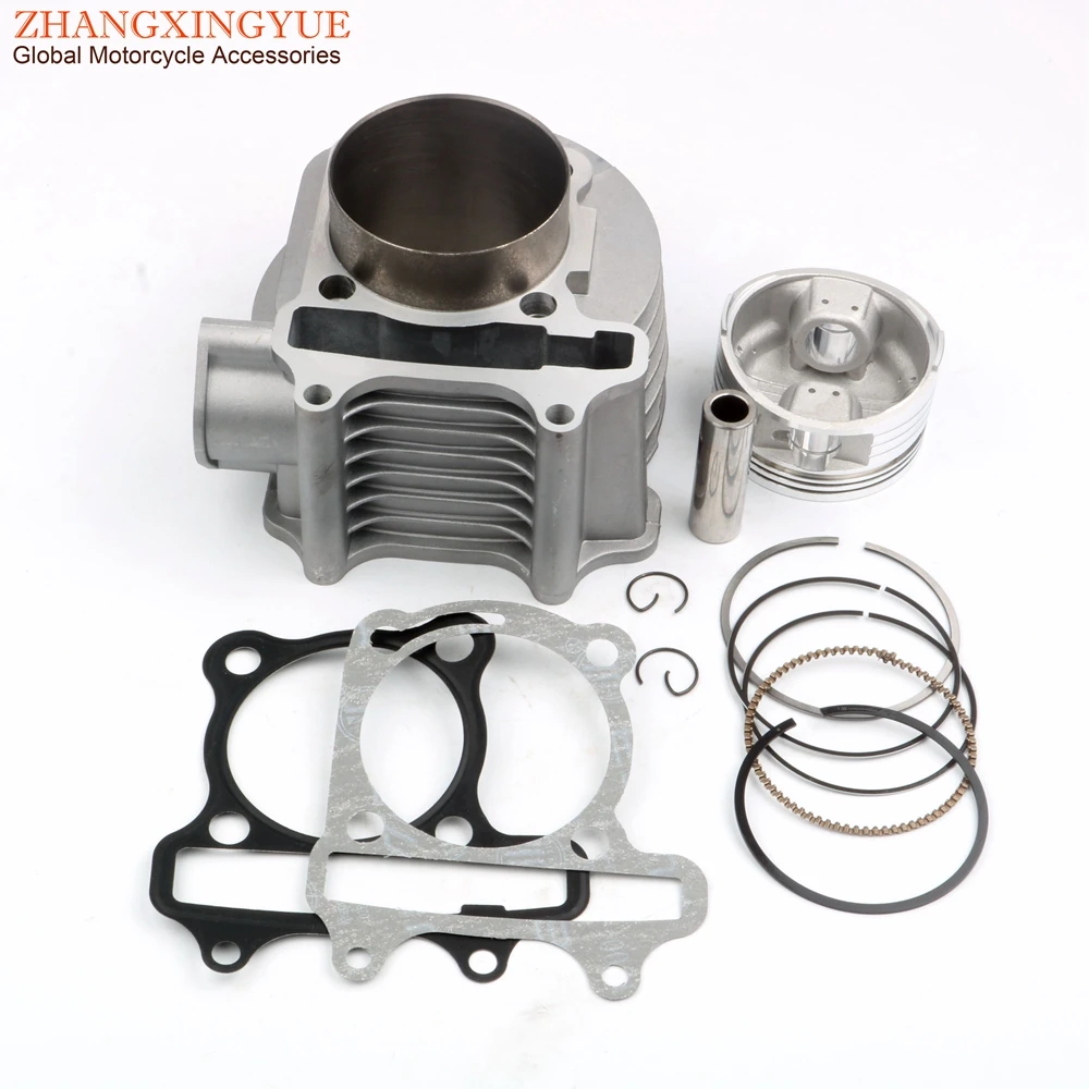 Scooter 63mm 200cc 2V Big Bore Cylinder Kit for SYM Fiddle 2 Megalo Orbit Symply 1 Symphony S 125 150 Tonik X-Pro 125cc 4-Stroke