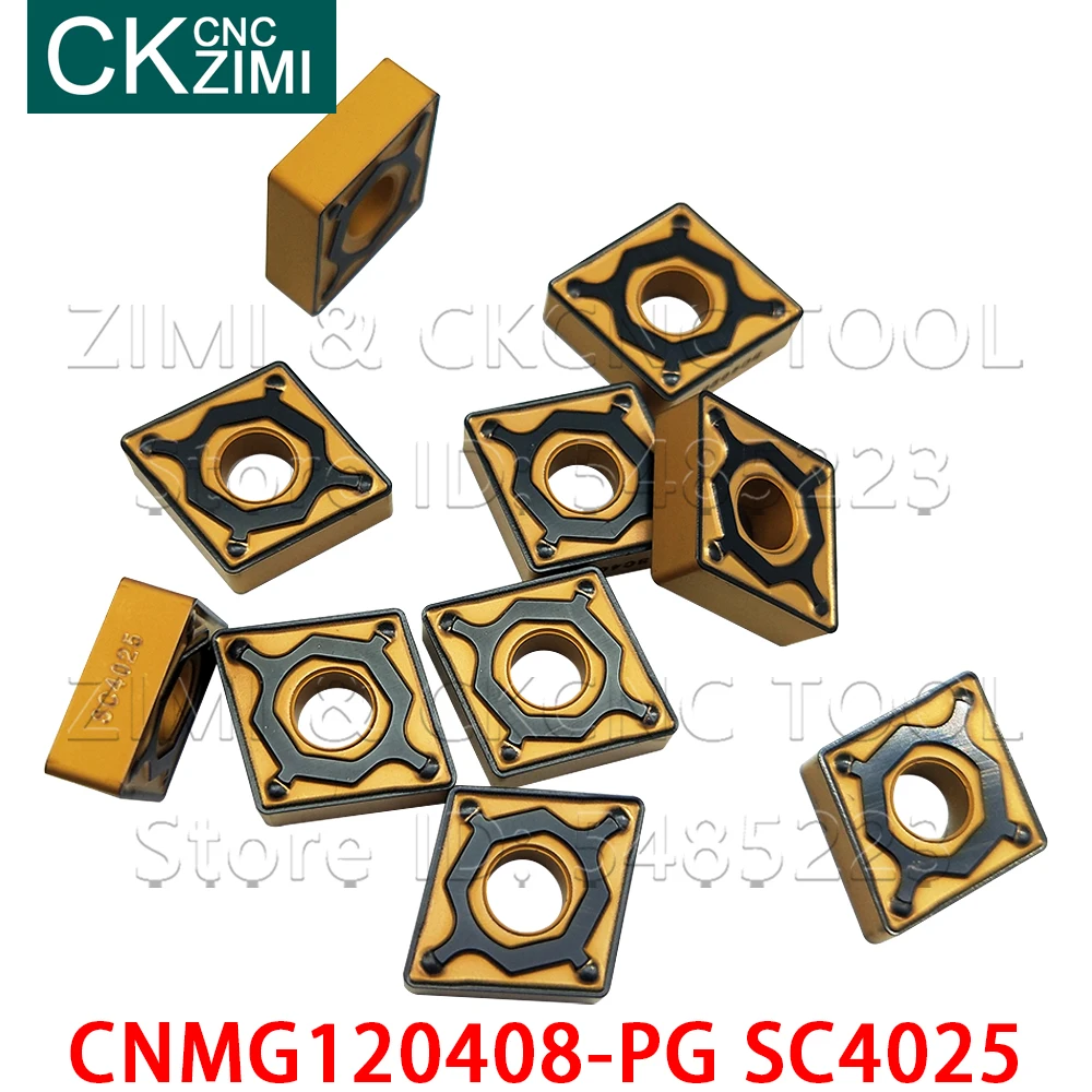 إدراج CNMG120408-PG SC4025 كربيد إدراج فهرسة الخشب تحول CNC أدوات إدراج قطع شفرات أداة CNMG 120408 للصلب