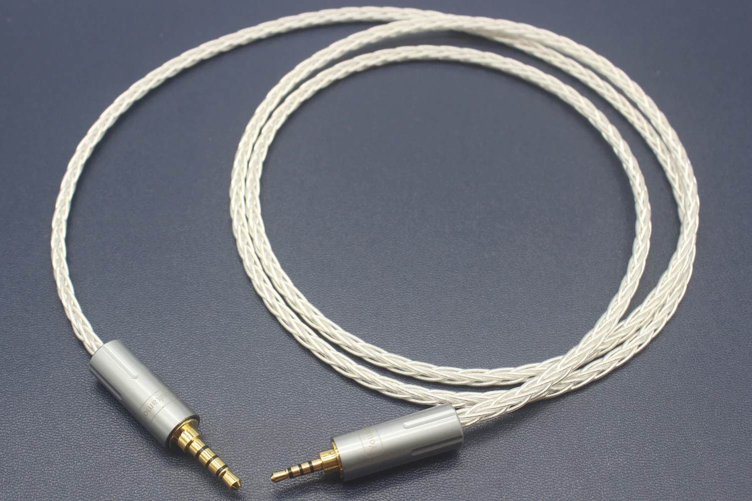 2.5 Sang 3.5Mm 4 Cực Cân Bằng 8 Mạ Bạc Tai Nghe Cáp Chuyển Đổi 2.5Mm Sang 3.5Mm cân Bằng AUX 1M