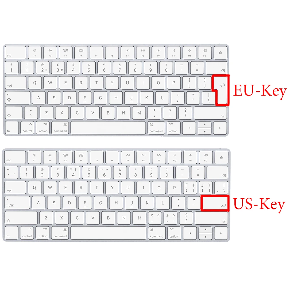 For Apple Bluetooth Wireless keybord MLA22LL/ A1644 IMAC Magic Keyboard cover Protector Silicone Cover US/EU Version