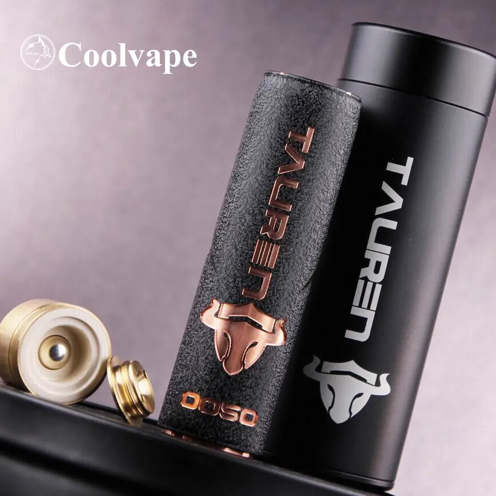 Coolvape oryginalny Tauren Mech Mod e papieros Mech mod vape 18650 20700 21700 bateria pasuje Tauren RDA vs