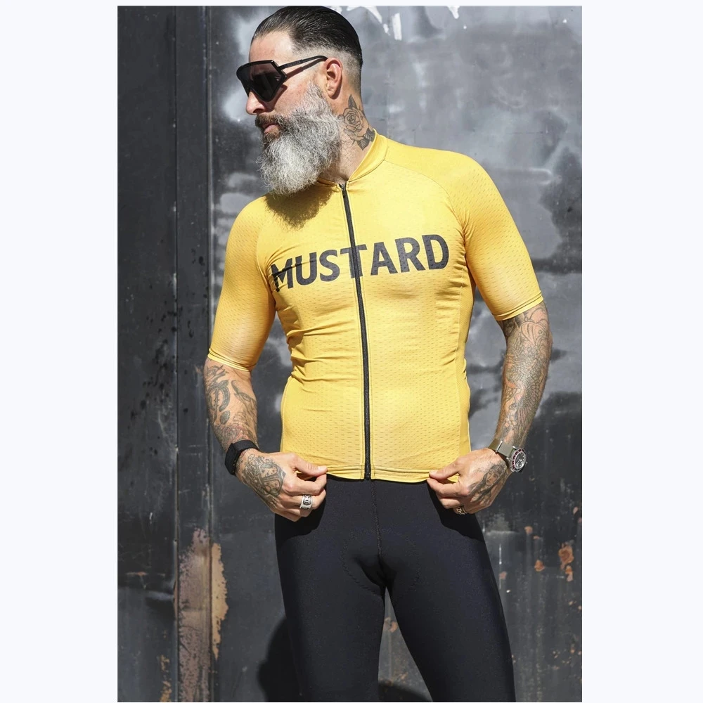 LOVE THE PAIN Summer Men Cycling Jersey Set Man Quick-Dry Short Sleeve Racing Uniform Breathable Bib Shorts Set Maillot Ciclismo