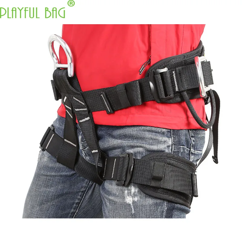 

Half-body waist and leg protection seatbelt professional rescue rock climbing rescue cave drilling outdoor seatbelt ZL49 X-games