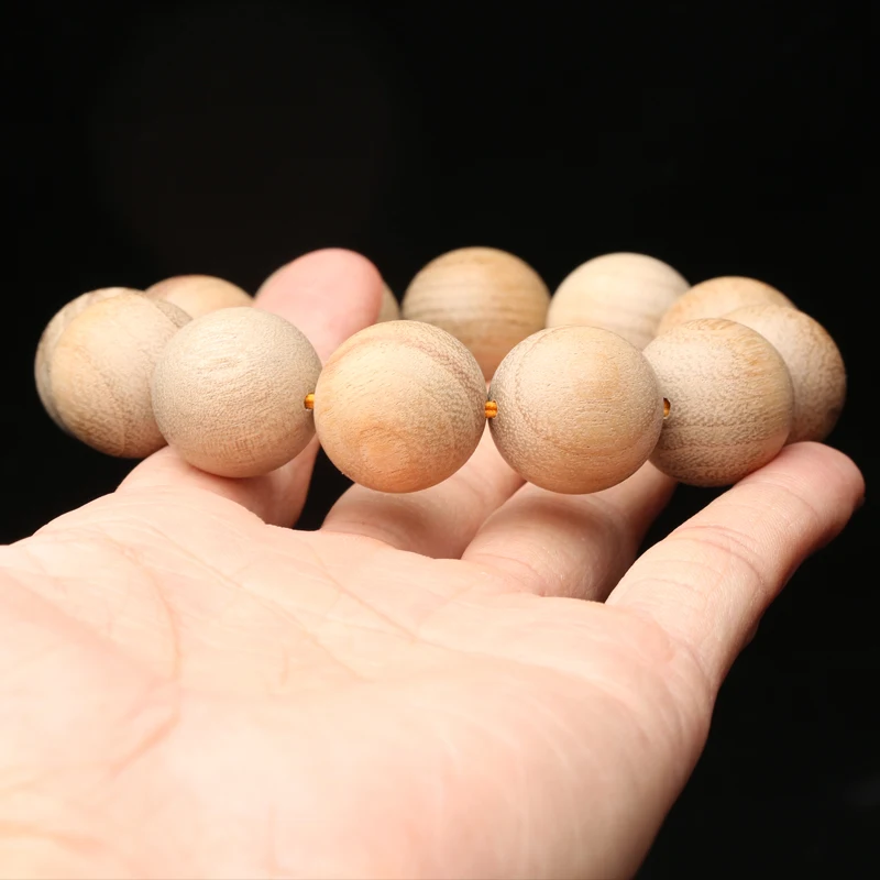 Camphor Wood Camphor Pills Natural Camphor Bracelet Men\'s Decorative Crafts Gift Beaded Bracelet