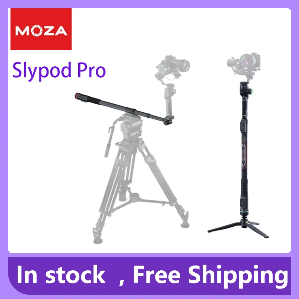 

MOZA Slypod Pro 3-in-1 Electric Motorized Slider Monopod, Motion Control 13lbs Vertical Payload for DSLR/SLR with Tripod