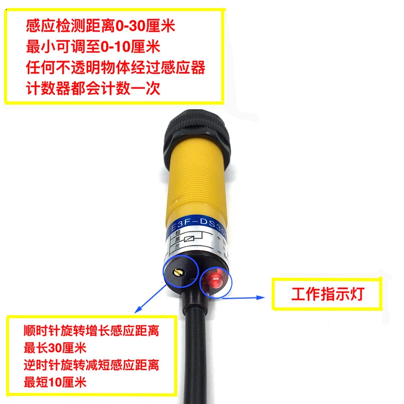 مكافحة التلقائي التعريفي ليزر أشعة تحت الحمراء شاشة ديجيتال حزام ناقل التروس الميكانيكية دليل ورشة عمل الجمعية خط متر