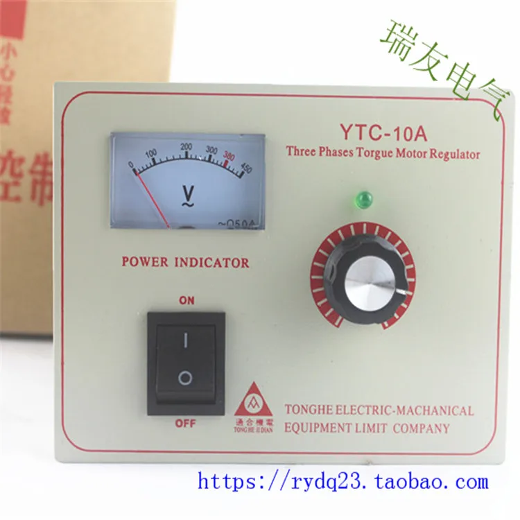 Torque Motor Controller 10A Torque Motor Speed Regulator/meter Control Panel YTC-10A Tonghe 380V