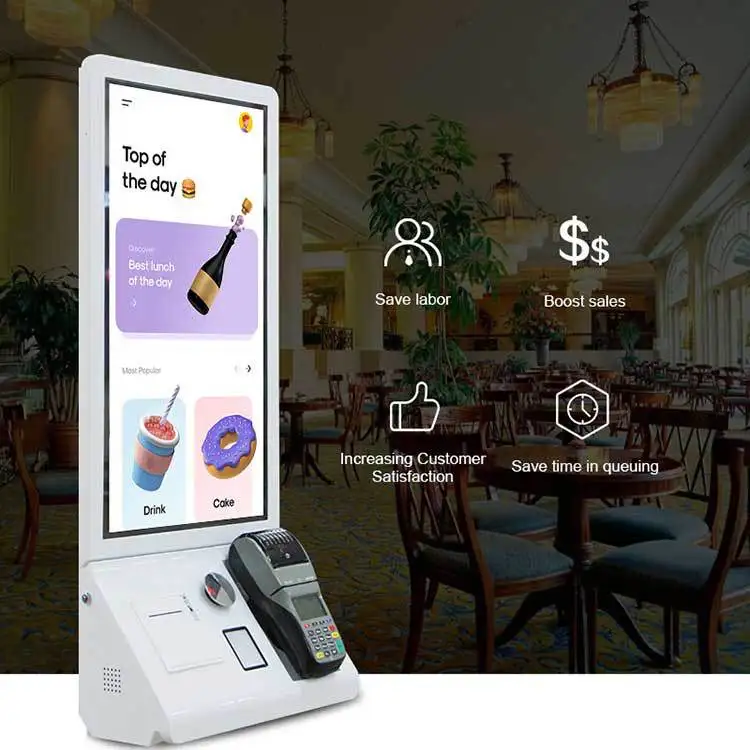Kiosque de paiement en libre-Service pour Restaurant