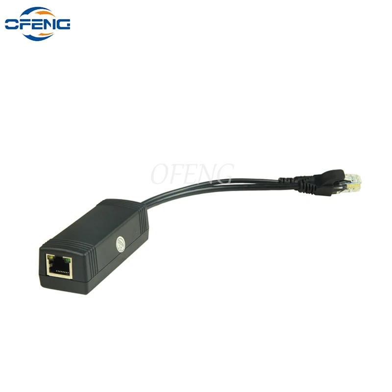 10/100M PD PoE Adapter cable Splitter Cable, IEEE802.3at Output 12V 1.1A 13W for CCTV camera ,with isolation function eparator