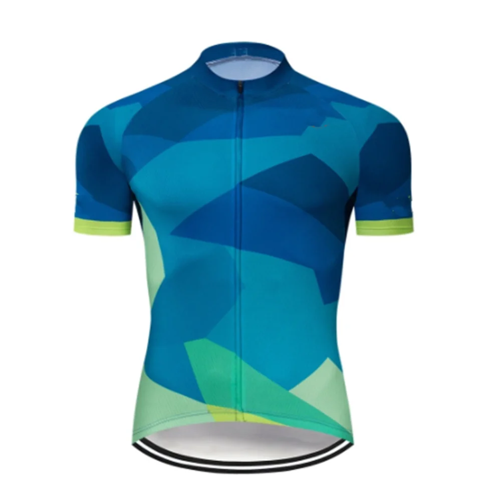 Manufacturers Highway  Mountain  Riding Apparel Breathable Bicycle Sweat-Absorbent Outfit Custom Short-Sleeved Cycling Slim Top