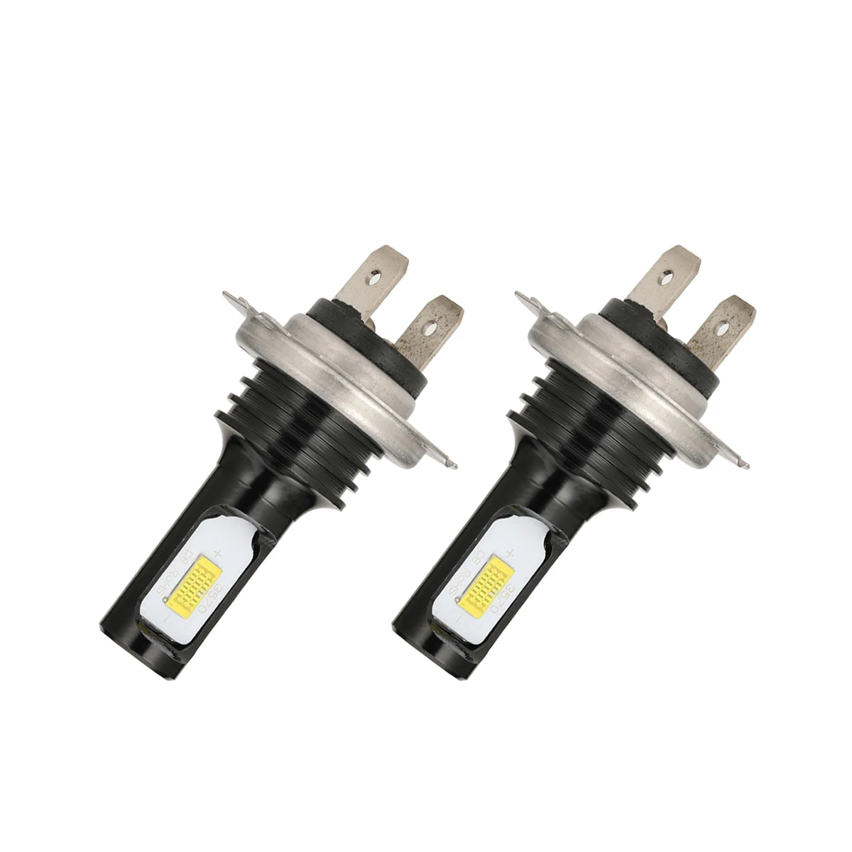 Picture 7: 2Pcs Car H7 LED H4 Headlight Bulb Mini Turbo LED High Low Beam 80W For Car Headlamp Auto Head Lamp H7 12V 6500K White