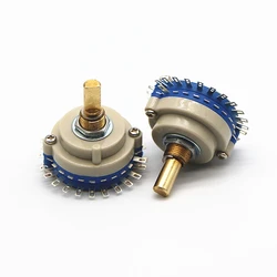 Sealed Rotary Waveband Switch 1X24 1-Layer 24-Gear Double-Row Common Pin 1PC